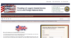 Desktop Screenshot of americanattorneyservices.co.uk
